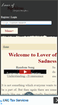 Mobile Screenshot of loverofsadness.net